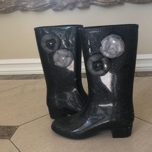 CHANEL rain boots